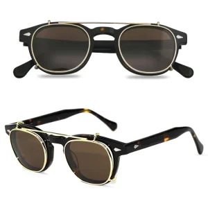 Fashion Acetate Optical Glasses Frames with Clip on Sunglasses New Design Eyeglasses Frames