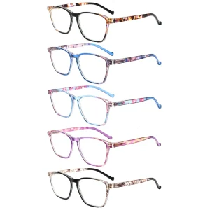 Fashion Designer Custom Colorful Pattern Men and Women Reader Glasses Anti Blue Light Blocking Reading Glasses