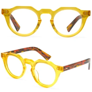 Fashion Eye Wear Glasses Women Green High Quality Acetate Glass Frame Men