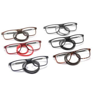 Fashion Full Frame TR90 Comfortable Resilient Presbyopic Reading Glasses
