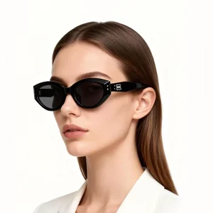 Fashion Irregular Cat Eye Plastic Frames Shades Luxury Trendy Glasses Vintage Retro Sunglasses Women Men