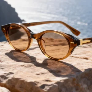 Fashion Men Woman Sun Glasses Acetate Sunglasses Unisex Luxury Cat Eye Lightweight UV400 Oval Sunglasses