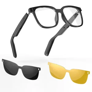 Fashion Multifunctional Magnetic Frame Smart Sun Glasses Waterproof Wireless Anti Blue Light with Built in Speakers
