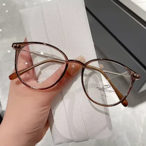 Fashion Round Optical Frames Progressive Lightweight Reading Glasses for Women