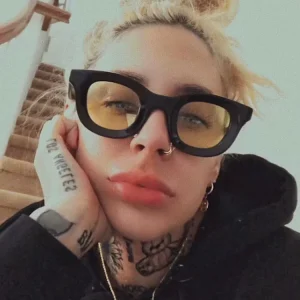 Fashion Round Sunglasses Women Brand Designer Vintage Tortoiseshell Square Men Sun Glasses Yellow Lens Shades Oculos UV400