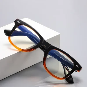 Fashion TR90 Square Optical Frame Men Women Anti-Blue Light Computer Glasses Eyeglasses Trendy Simple Myopia Optical Frames