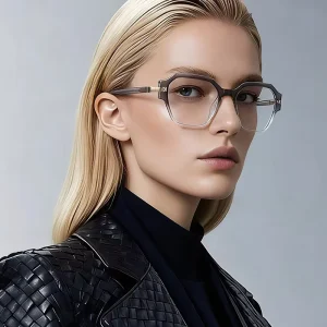 Fashion Transparent Square Eyewear Frames for Man Woman Blue Block Lens Optical Eyeglasses Spectacles Eye Glass TR90