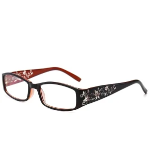 Fashion Trend PC Reading Glasses Anti Blue HD Reading Glasses for Elderly Men and Women Retro Far Sighted Reading Glasses