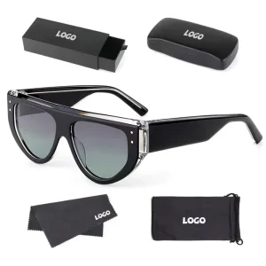 Fashion Vintage Sunglasses UV400 Polarized Lens Custom Logo Acetate Sunglasses for Men
