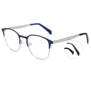 Fashion Wenzhou Manufacture Stock Handmade Stainless Classic Optical Eyewear Italian Design