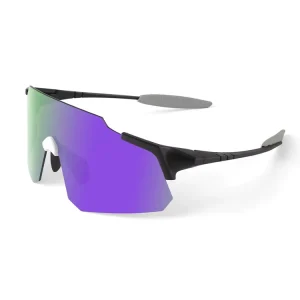 Fashion Women Purple OEM Customized Sports Eyewear Polarized Cycling Sunglasses Rimless Running Glasses