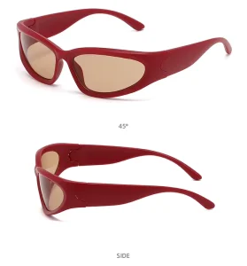 Fashion Y2K Children Eyewear Boys Girls Riding Sun Shades Cycling Outdo Sports Glasses Cool Kids Sunglasses