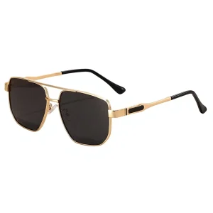 Fashionable High End New Polarized Trendy Square Frame Full Frame Sunglasses UV400 Protective Driving Shades Unisex