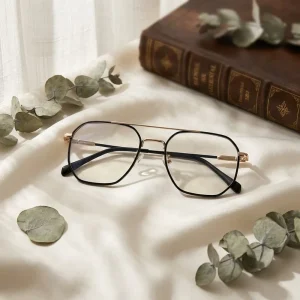 Fashionable Square Metal Eyeglasses With Ultra slim Frame Optical Eyeglasses Lens Eyewear Eye Reading Glasses For Sale