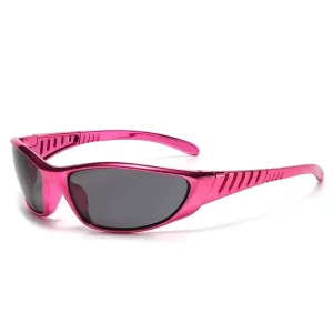 Fashionable Wraparound Sunglasses UV400 protection Eyewear PC Frame Sunglasses Custom PC Frame Unique Sports Eyewear