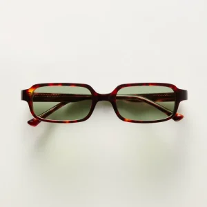 Finewell 2510 Small Frame Retro Custom LOGO Sun Glasses Men Women Vintage Rectangle Eyewear Premium Polarized Acetate Sunglasses