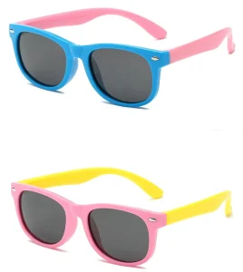Flexible Polarized Girls Boy Sunglasses Child Black Sun Glasses Baby Eyeglasses Kids Sunglasses