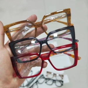 Flexible Spring Hinge Trendy Acetate & Metal Optical Frame High Quality Mix Batch New Arrival Fashion Eyeglasses