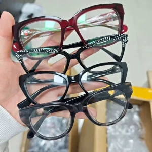 Flexible Spring Hinge Trendy Acetate Optical Frame High Quality Mix Batch New Arrival Fashion Eyeglasses Frames