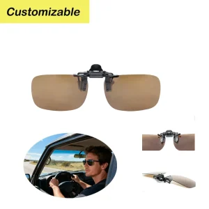 Flip-up Fashion Eyewear Lightweight Custom Logo Service Diverse Color Options UV400 Polarized Lenses Outdoor Hiking Daily