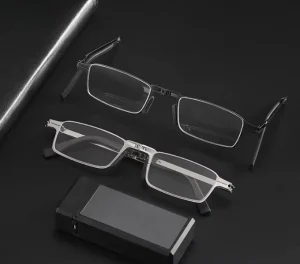 Folding Reading Glasses Blue Light Blocking with Case