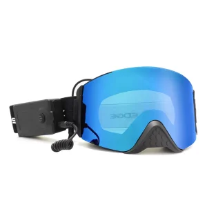 For HB 32L Heated Polarized Anti Fog Snowboarding Full Rim Eyewear with Quick Exchange Lens and Adjustable Strap