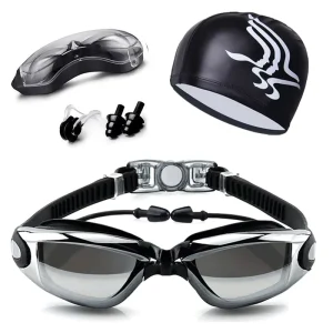 For Unisex Waterproof Anti fog Professional Sport Swim Eyewear Suit Model 21154