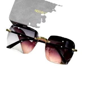 Frameless Cut Glasses New Summer Visors Women’s Transparent Multi color Lenses UV400 Women