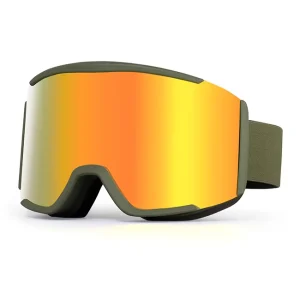 Frameless Double-Layer Removable Ski Goggles, UV400, Anti-Fog, Magnetic Snowboard Eyewear