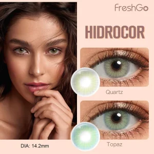 Free Freshgo HIDROCOR Eye Soft Lens Natural Colored Contact Lenses Cosmetic Contacts Lentille De Couleur Naturel