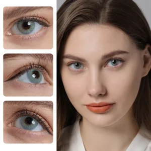 Free Sample MAGISTER Prescription Contact Lenses Myopia Natural Colored Emballage Lentille De Lunettes Contact Lenses with Power