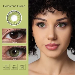 Free Sample MAGISTER Star 3tone Colored Contact Lenses Green Contact Lenses Lens Lentes De Contacto Emballage Lentille