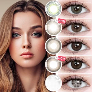 Free Sample Soft Colored Contact Lenses Hidrocor Prescription Contact Lenses Natural Colored Eye Lenses