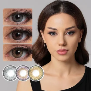 Free Samples FRESHGO 3 Tone Eye Contact Lenses Softlens Lens Contact Colored Contacts Contact Lenses Yearly Lentilles