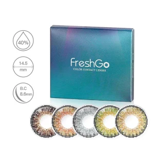 Free Shipping Freshgo Tri 3 Tone Colored Contact Lenses Cosmetic Lenses Eye Contact 1 Year Lentes De Contacto Color Contact Lens