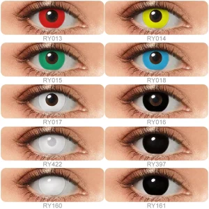 Free Shipping Pseyeche Halloween Contacts Crazy Sharingan Eye Lens Anime Cosplay Contact Lenses Eye Lens Lentes De Contacto