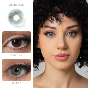 Freshgo Big Eye Natural Color Contact Lens 1 Year Soft Colour Eye Contacts Lenses Wholesale14.50mm Estuche De Lentes De Contacto