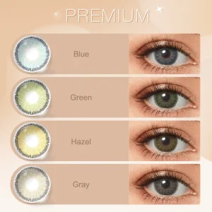 Freshgo Hot Selling Fashion Style Colored Eye Lenses 1 Year Natural Colored Contacts Soft Colored Contact Lenses