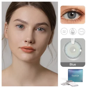 Freshgo Prescription Lenses Yearly Coloured Contact Lenses Natural Power Color Contact Lens