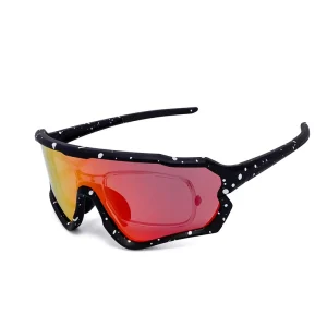 Full-Frame Polarized Sports Goggles for Unisex Cycling Running and Rowing