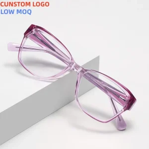 Full-Frame Square Optical Glasses Frames TR Material Blue Light for Ladies