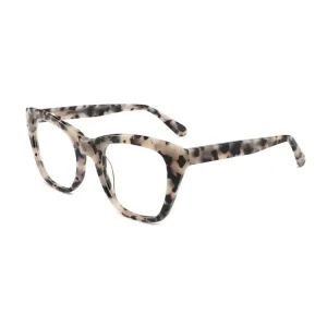 Full-Rim Acetate Optical Eyeglass Frames for Women and Men, CE Certified