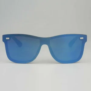 Full Rim Polarized Sunglasses, UV Protection, Custom Color, Unisex, Yellow/Red/Blue/Gray Options