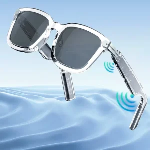 G01 HD Call Smart Glasses, IPX5 Waterproof, Voice Control, Dual Camera, AI Assistant, Real-Time Translation
