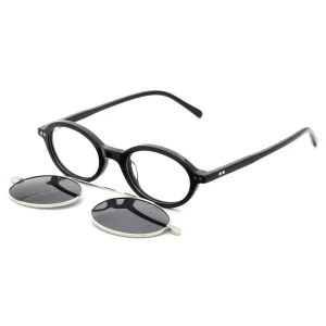 G5760 High Quality Strong 3200 Gauss Magnetic Acetate With Metal Clip on Sunglasses New Factory Design Clip On Glasses