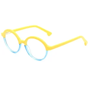 GK1020 Acetate Lamination Round Frame Kids Glasses for Boys and Girls