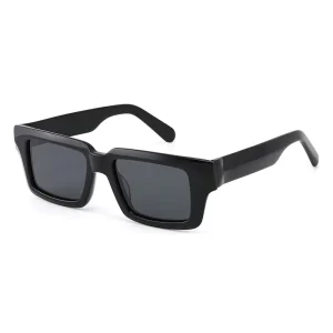 GLT6609 Acetate Rectangle Polarized UV400 Vintage Sunglasses