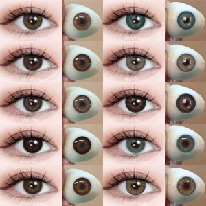Gen 3 Miiemo BY371 Soft Colored Contact Lenses Black Eye Contact