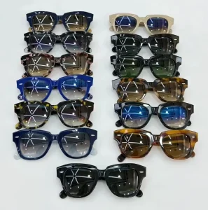 Glass UV400 Polarized Acetate Sunglasses for Men and Women