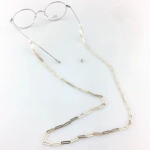 Gold Non Slip Sunglasses Chain for Men and Women Anti Fading Metal Eyewear Masking Holder Lanyard Eyewear Accessories